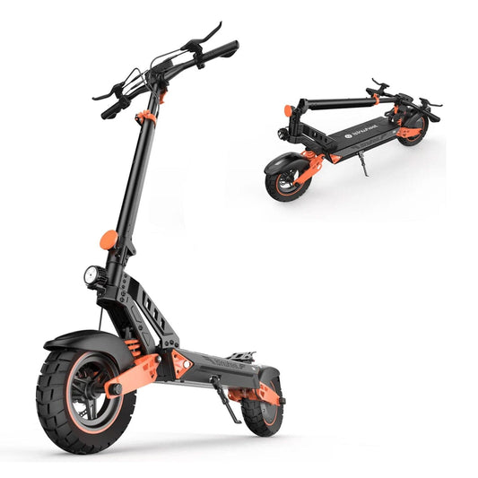 iSinwheel Hulajnoga Elektryczna Terenowa Czarny [1000 W 55 km]👍 Hulajnoga Elektryczna D2 1000W Składana Off-Road, Zasięg 55 km, Mocny Silnik