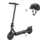 iScooter Hulajnoga Elektryczna Miejska Czarny + kask Hulajnoga Elektryczna iScooter i8 Składana Miejska E-Hulajnoga 350W