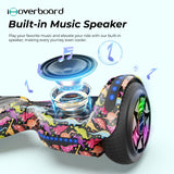 iHoverboard Hoverboard dla Dzieci Hoverboard H1 dla Dzieci 6,5" Bluetooth LED CE Dinozaur