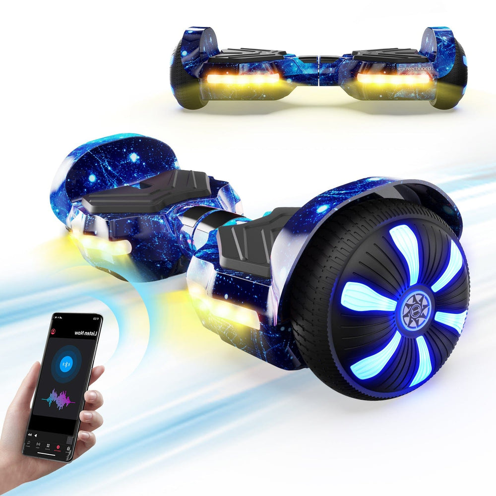 iHoverboard Hoverboard dla Dzieci Hoverboard H2 dla Dzieci 6,5" Bluetooth LED CE Różowy/Niebieski