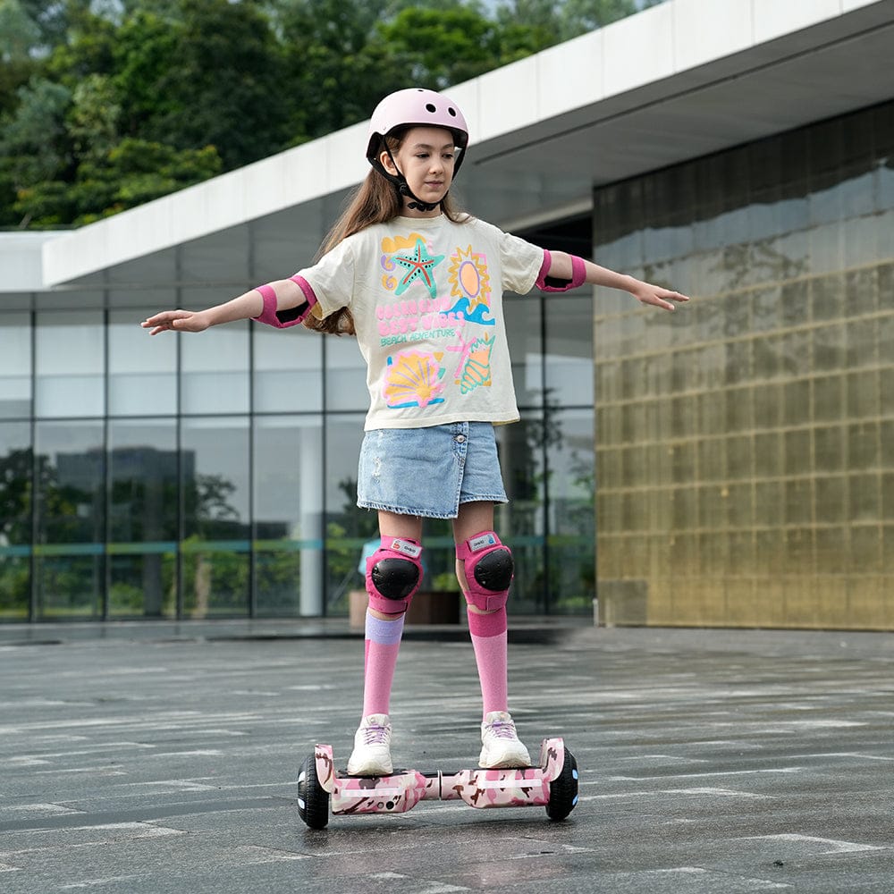 iHoverboard Hoverboard dla Dzieci Hoverboard H2 dla Dzieci 6,5" Bluetooth LED CE Różowy/Niebieski