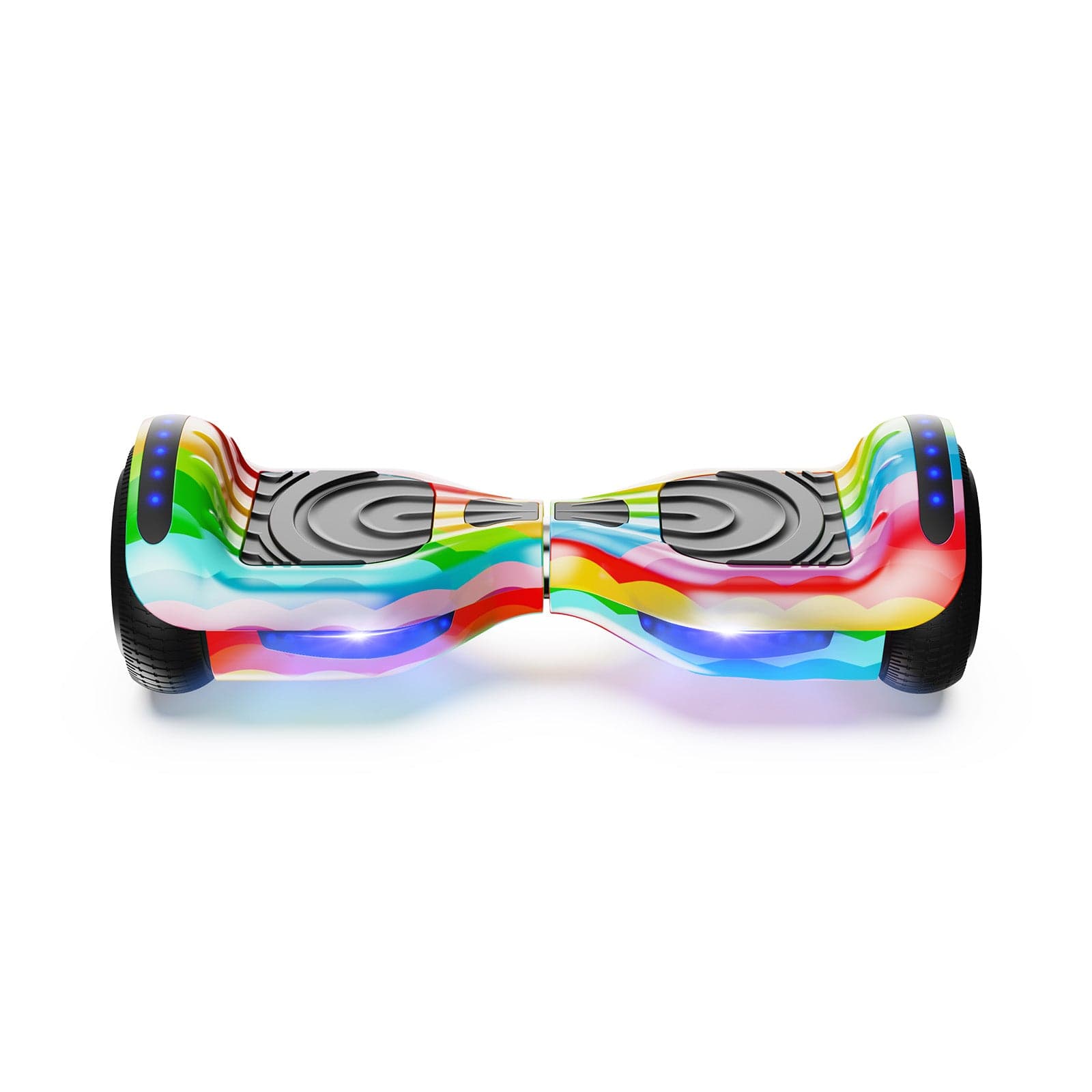 iHoverboard Hoverboard for Kids Hoverboard H1 for Kids CE Certified, 6.5" Self-Balancing Scooter with Bluetooth LED Lights, Rainbow Pattern
