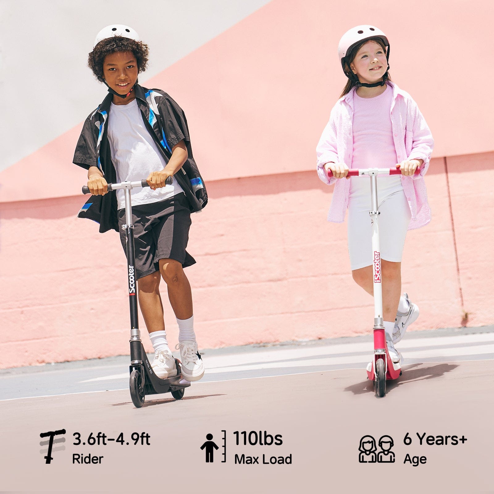 iScooter Hulajnoga Elektryczna dla Dzieci Hulajnoga Elektryczna dla Dzieci iK1S 100W LED 5-7 km CE