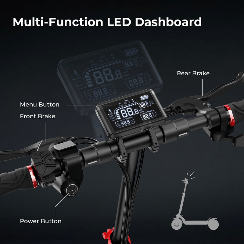 iScooter Hulajnoga Elektryczna Terenowa Hulajnoga Elektryczna iX4 800W Składana Terenowa