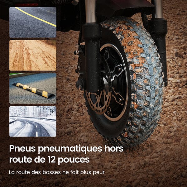 iScooter Skuter Elektryczny Terenowy Hulajnoga Elektryczna iX8 2400W Składana Off-Road, z Certyfikatem CE, Mocny Silnik