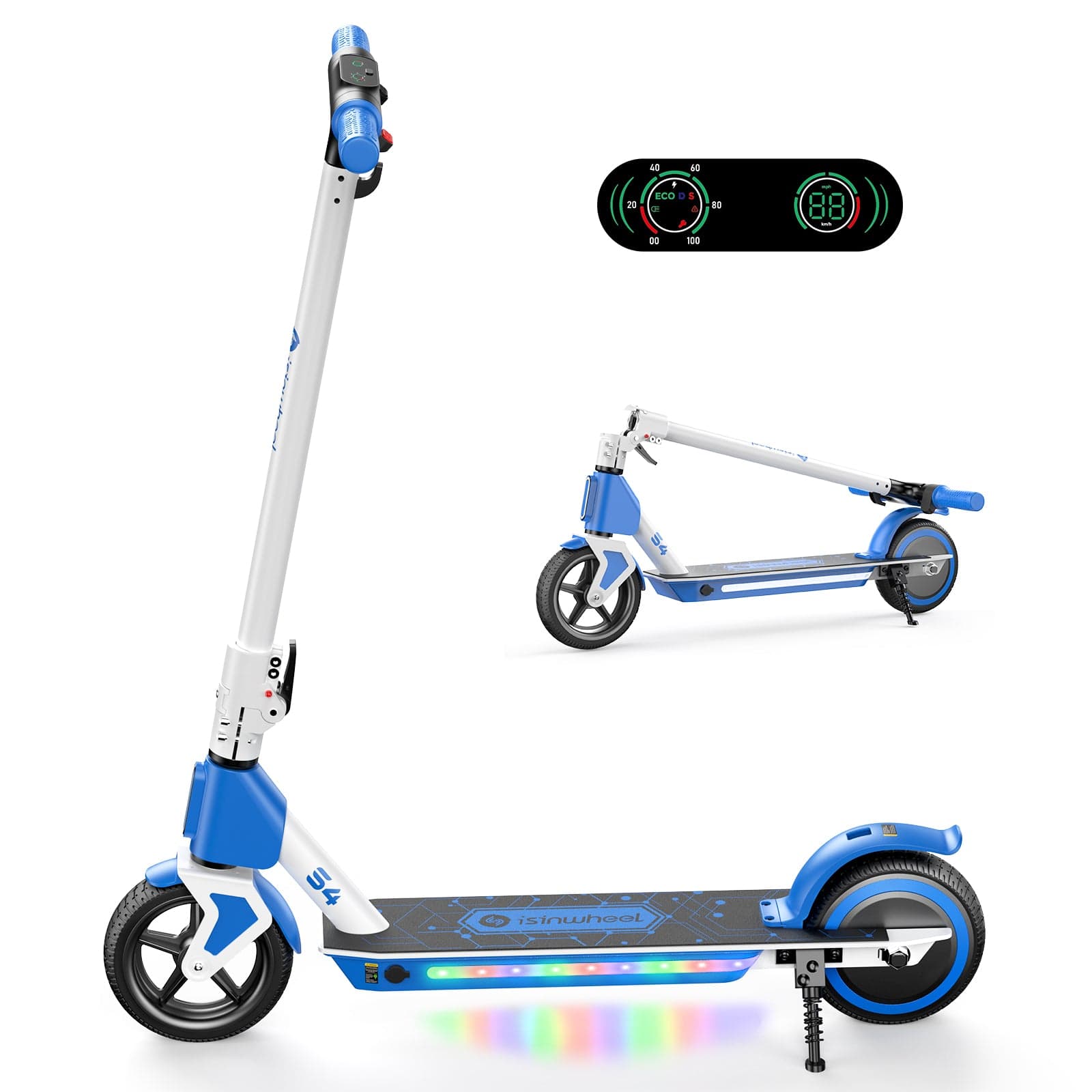 iSinwheel E-Scooter for Kids Electric Scooter S4 Kids 200W Foldable Youth E-Scooters