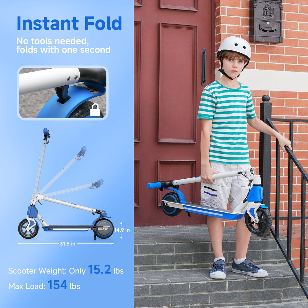 iSinwheel E-Scooter for Kids Electric Scooter S4 Kids 200W Foldable Youth E-Scooters