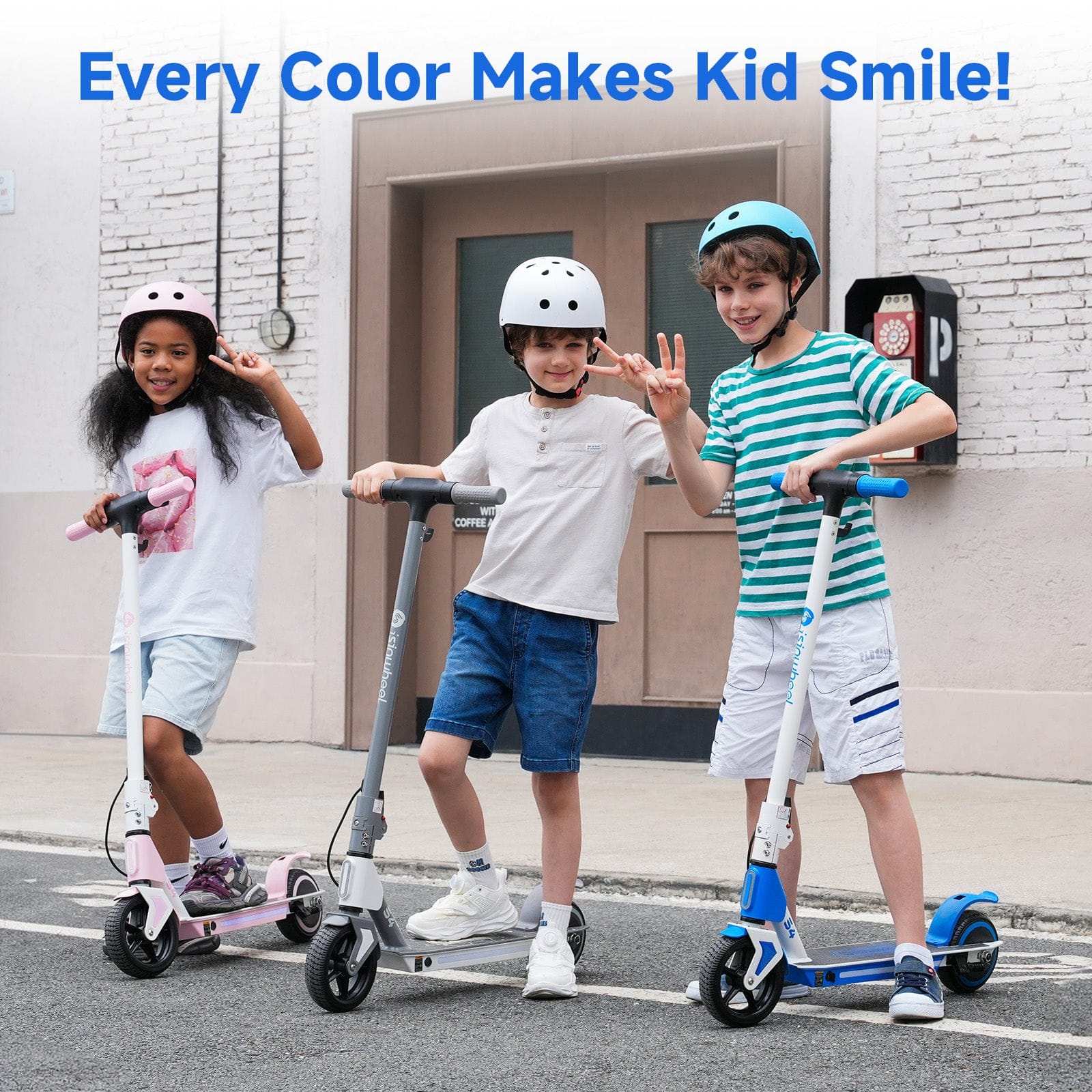 iSinwheel E-Scooter for Kids Electric Scooter S4 Kids 200W Foldable Youth E-Scooters