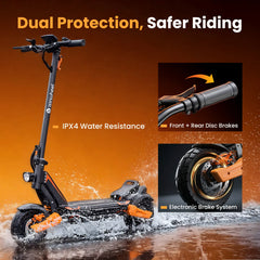 iSinwheel Hulajnoga Elektryczna Terenowa Hulajnoga elektryczna isinwheel GT1 Dual, silnik 1600 W, zasięg 55 km