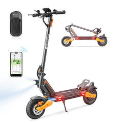 iSinwheel Hulajnoga Elektryczna Terenowa Czarny 1600 W 55 km Hulajnoga elektryczna isinwheel GT1 Dual, silnik 1600 W, zasięg 55 km