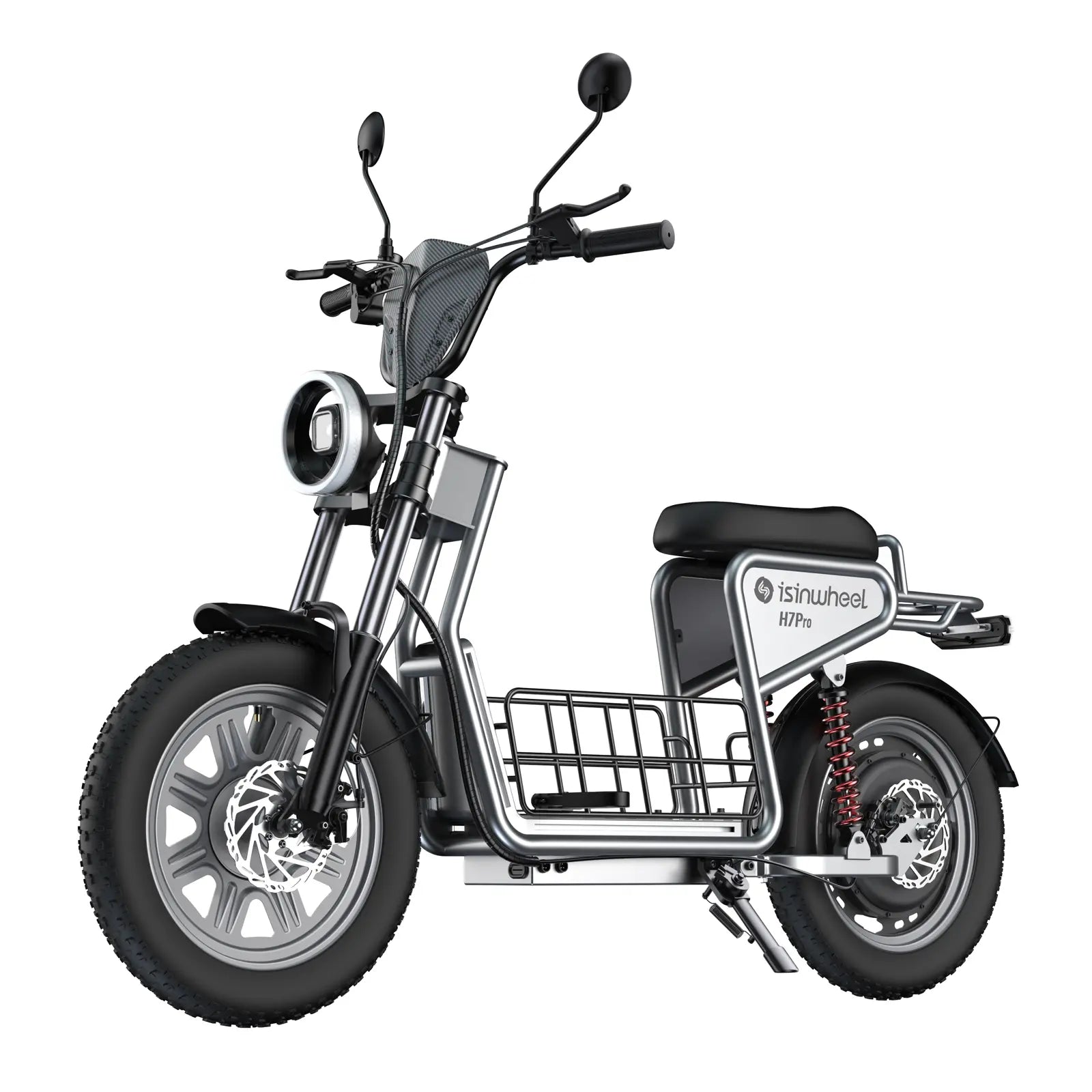 iSinwheel Hulajnoga Elektryczna Miejska Czarny 1200 W 70 km Hulajnoga elektryczna isinwheel H7PRO 1200W 70km