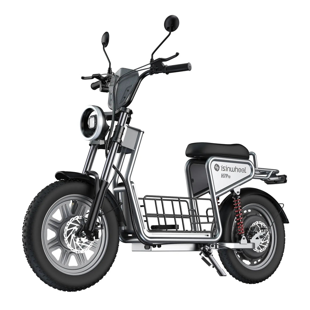 iSinwheel Hulajnoga Elektryczna Miejska Czarny 1200 W 70 km Hulajnoga elektryczna isinwheel H7PRO 1200W 70km
