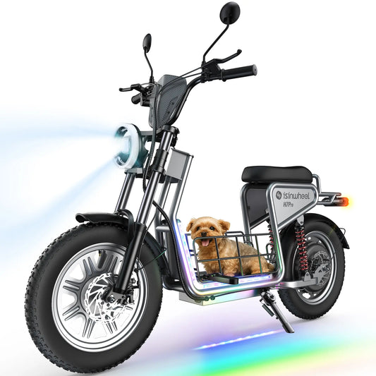 iSinwheel Hulajnoga Elektryczna Miejska Czarny 1200 W 70 km Hulajnoga elektryczna isinwheel H7PRO 1200W 70km