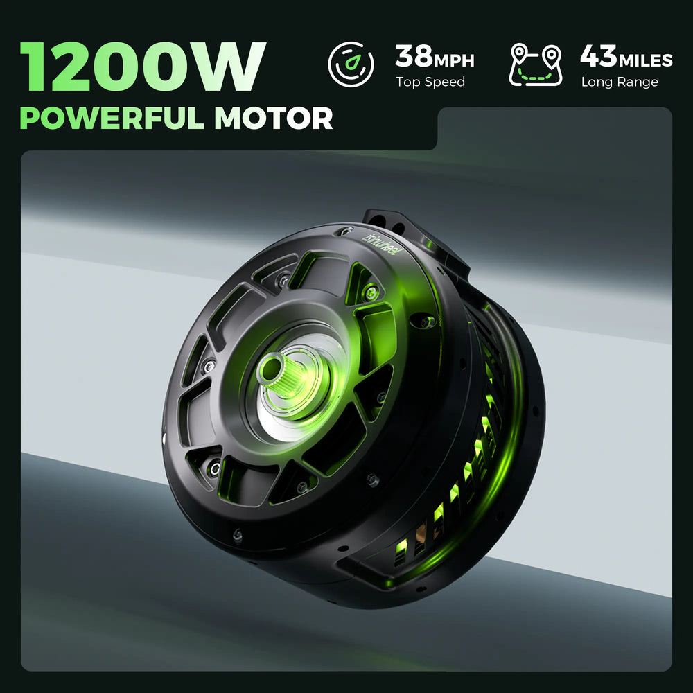 iSinwheel Hulajnoga Elektryczna Miejska Czarny 1200 W 70 km Hulajnoga elektryczna isinwheel H7PRO 1200W 70km