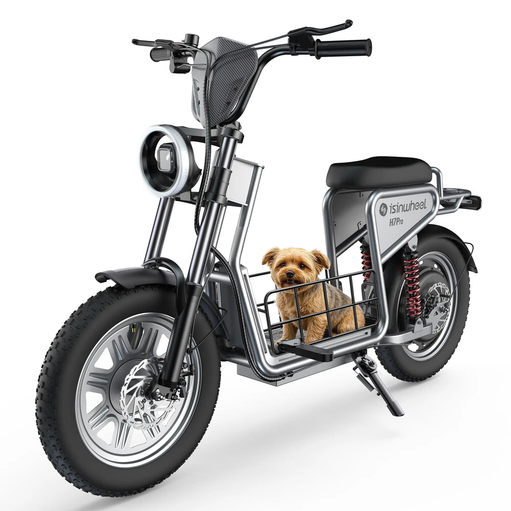 iSinwheel Hulajnoga Elektryczna Miejska Czarny 1200 W 70 km Hulajnoga elektryczna isinwheel H7PRO 1200W 70km