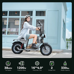 iSinwheel Hulajnoga Elektryczna Miejska Czarny 1200 W 70 km Hulajnoga elektryczna isinwheel H7PRO 1200W 70km