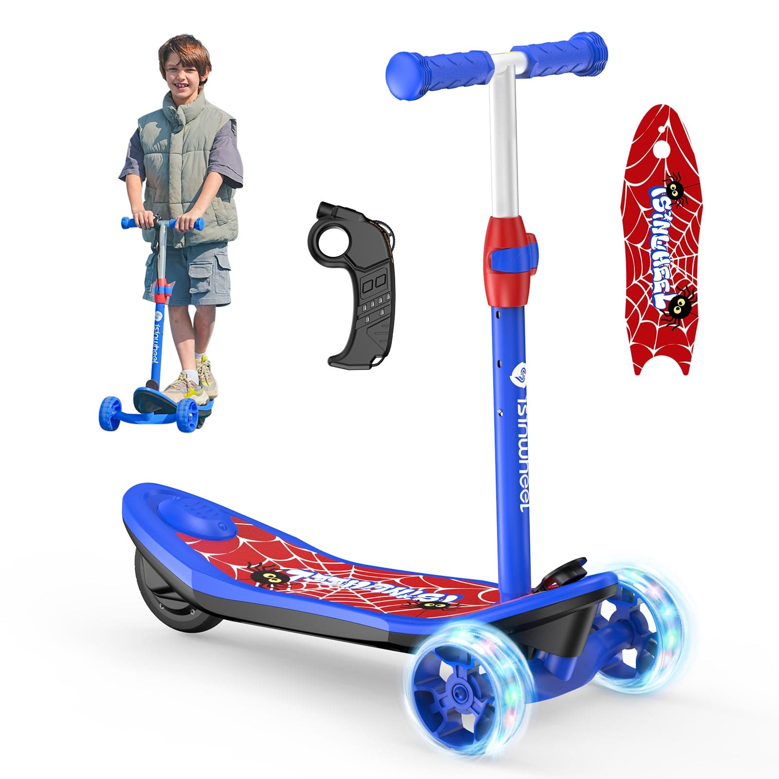 iSinwheel Hulajnoga Elektryczna dla Dzieci Hulajnoga Elektryczna dla Dzieci MiniSpider 100W CE 9-15 km