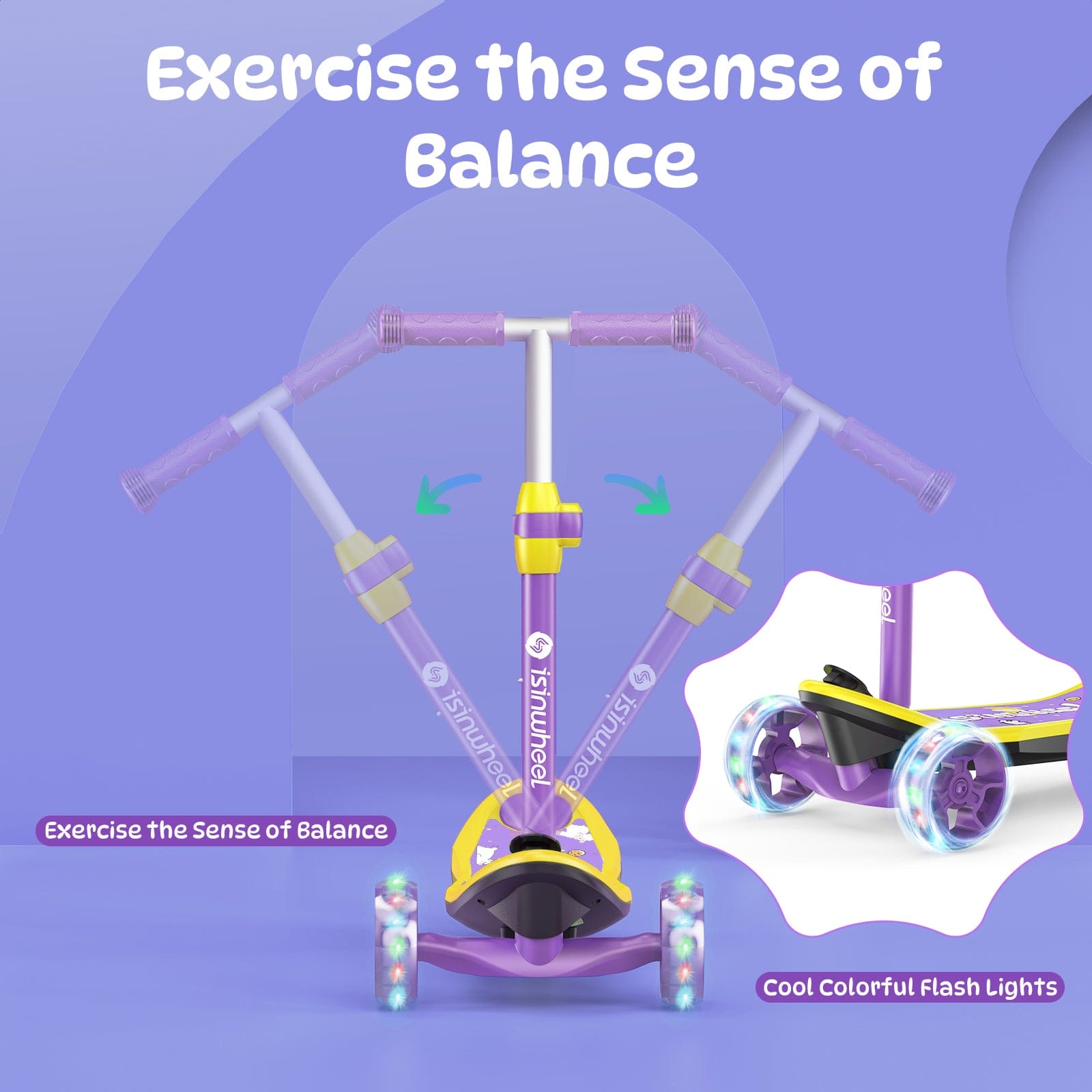iSinwheel Hulajnoga Elektryczna dla Dzieci Hulajnoga Elektryczna dla Dzieci MiniSpider 100W CE 9-15 km