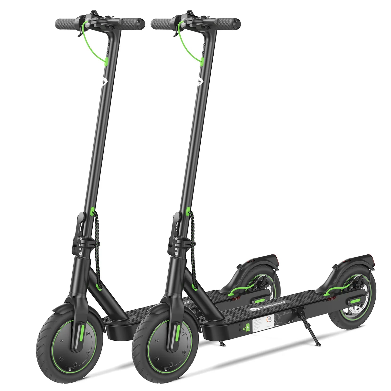 iSinwheel Hulajnoga Elektryczna Miejska Czarny*2 Hulajnoga Elektryczna S9PRO 350W Składana Miejska CE
