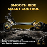 iSinwheel GT4 2400W Off-Road Folding All-Terrain Electric Scooter, Range 70-80 km, CE, Powerful Motor