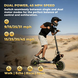 iSinwheel GT4 2400W Foldable Off-Road Electric Scooter, 70-80 km Range, CE Certified, Powerful Motor