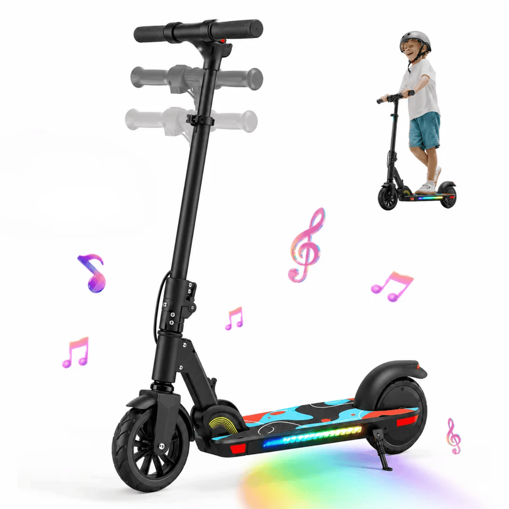 iSinwheel Hulajnoga Elektryczna dla Dzieci Hulajnoga elektryczna dla dzieci K4Pro – maks. obciążenie 70 kg, zasięg 9 km, teleskopowa i składana