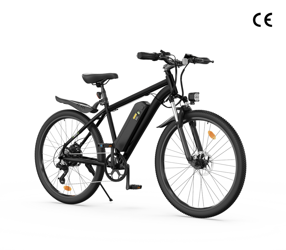 Off-Road Rower Elektryczny M10 – boczny widok roweru elektrycznego z baterią