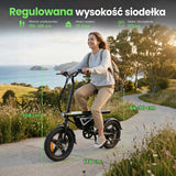 iSinwheel Elektryczny rower miejski Rower elektryczny miejski iSinwheel EB1S 250 W, zasięg do 50 km