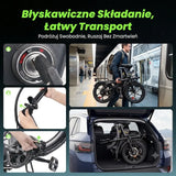 iSinwheel Elektryczny rower miejski Składany rower elektryczny miejski isinwheel U4, 250 W, zasięg do 88 km