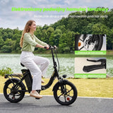 iSinwheel Elektryczny rower miejski Składany rower elektryczny miejski isinwheel U4, 250 W, zasięg do 88 km