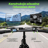 iSinwheel Elektryczny rower miejski Składany rower elektryczny miejski isinwheel U4, 250 W, zasięg do 88 km